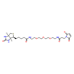 cas:1431618-70-0、生物素-三聚乙二醇-马来酰亚胺丙酰胺、Biotin-PEG3-Maleimide